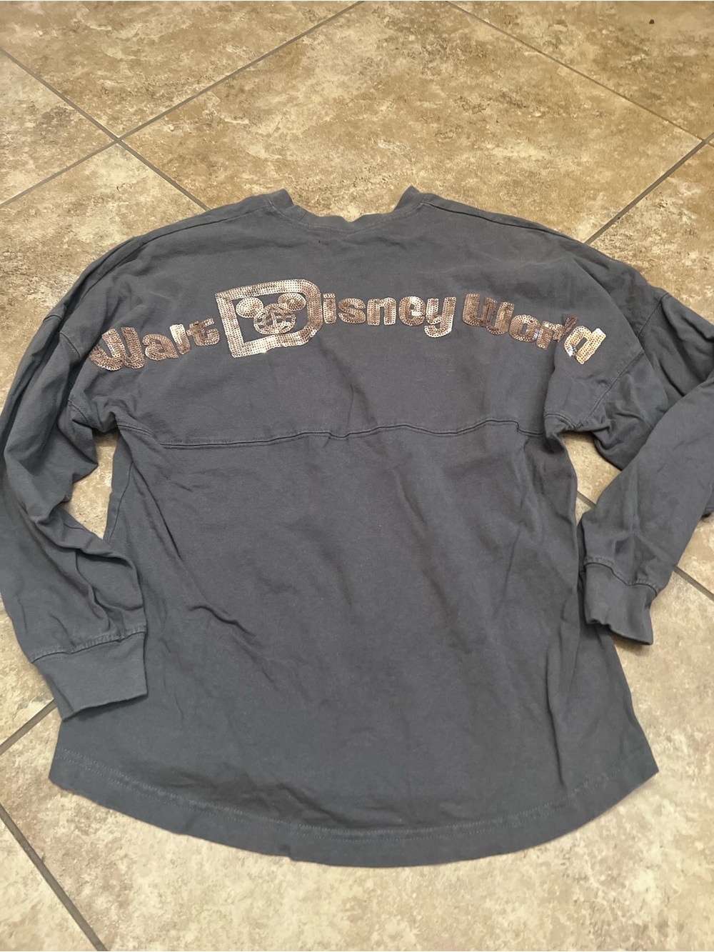 Disney Long-Sleeve Graphic Tee - Charcoal